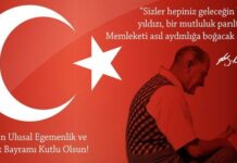 23 Nisan Ulusal Egemenlik ve Çocuk Bayramı